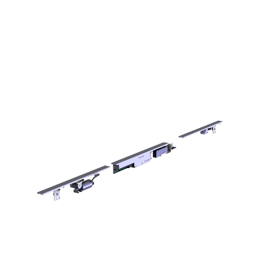 RS retrofit kit for automatic doors, featuring compact, high-performance components.